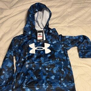 NWT Under Armour Blue Camo Hoodie